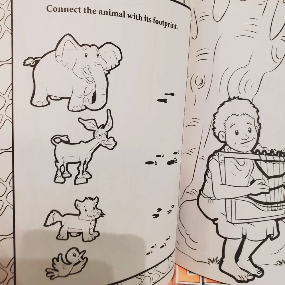 Set of 3 Bible Jumbo Coloring and Activity Books Bendon Unused‎